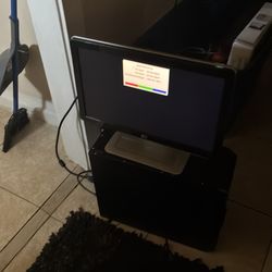 Dell computer with monitor