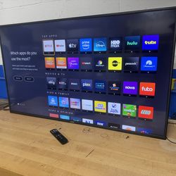 VIZIO 50” 4K UHD LED Flat Screen Smart TV & Remote # V505-J09 - Like New