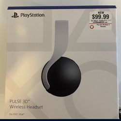 PS five 3-D headset brand new