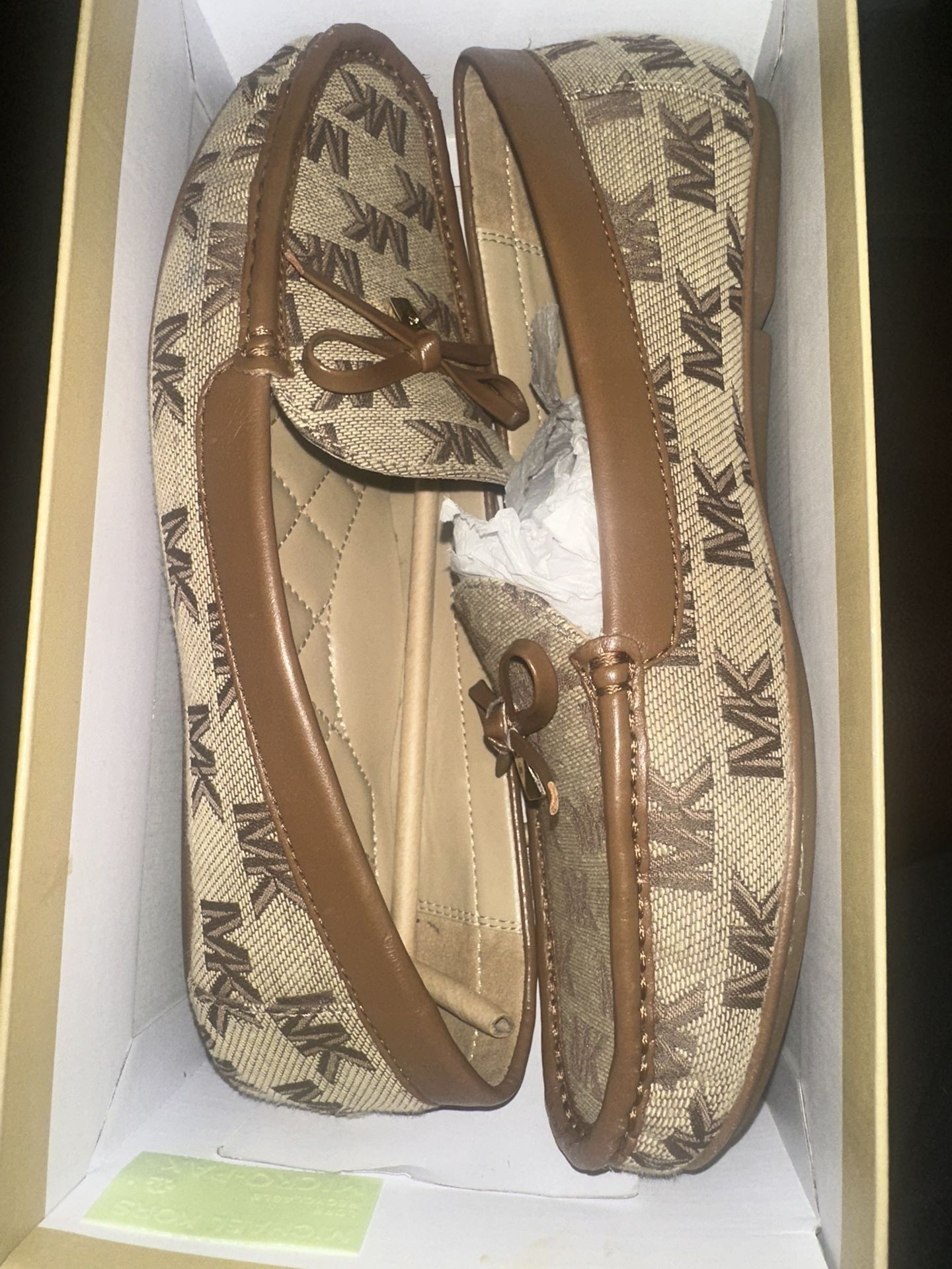 Michael Kors Brown Loafers New 7.5