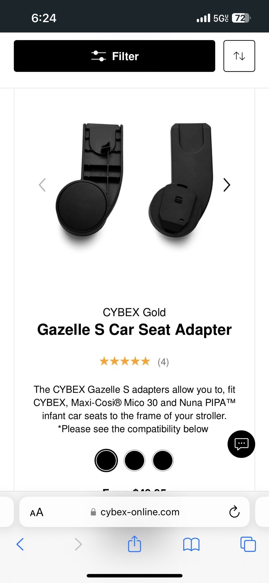 Car Seat Adapters For Cybex Stroller