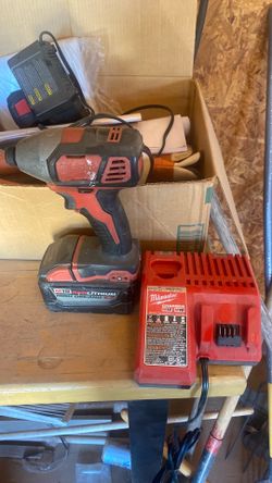 Milwaukee drill and charger
