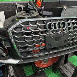 Audi S8 2025 Front Bumper With Sensors Camera And Grille