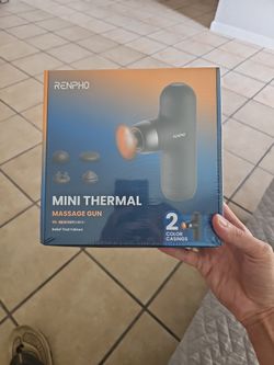 RENPHO Mini Thermal Massage Gun with Heat