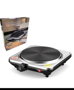 1500 w Single Burner Electric Stainless Still Hot Plate Portable Stove Cooker Burner new