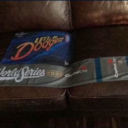 Dodgers World Series Game Rally Towel & Scarf