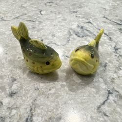 Fish Salt and Pepper Shakers