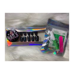 Galaxy Gel Collection CatEye Press Ons | Nails Size Small ,Medium,Large