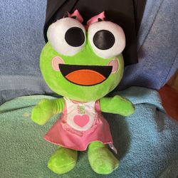 Stuffed Frog, Removable Clothes 