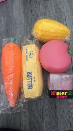Squishy Toy Food Set – 5 Pieces