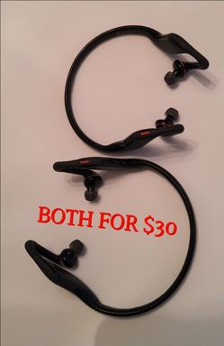 Motorola headphones S11-HD.  
 Both for $30