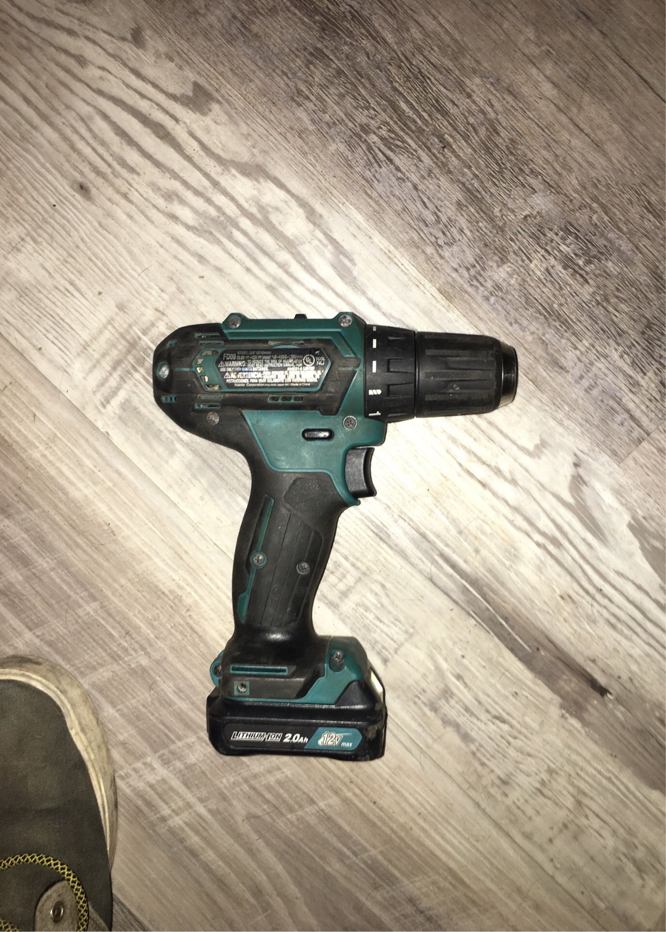 Makita 20v Cordless Drill With Battery