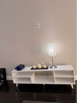 White TV stand