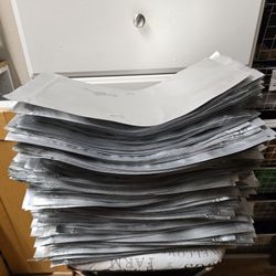 Lot Of 467 Large Reclosable Mylar Bags 14" X 10" 