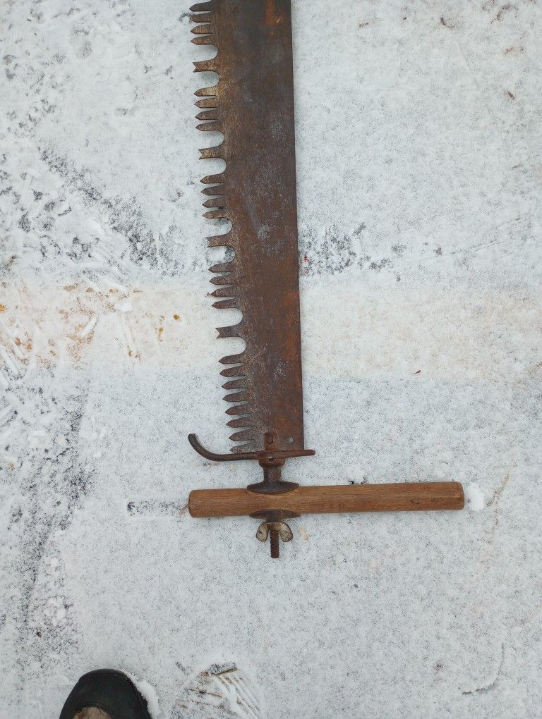 Very Old Two Person Cross Saw