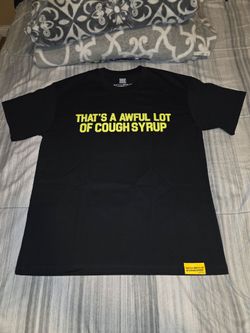 That's A Awful Lot of Cough Syrup Black Graphic Tee