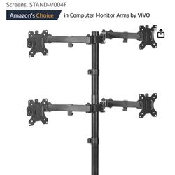 VIVO Quad 13 to 30 inch Monitor Free-Standing Mount