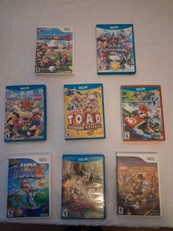 Wii and Wiiu Video Games