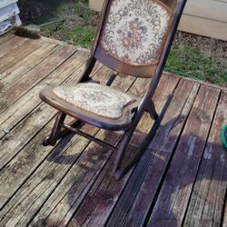 Vintage Child Rocking Chair