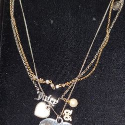 Juicy Couture 3 Strand Necklace 