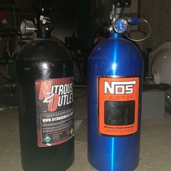 2 10lb Nitrous Bottles. 