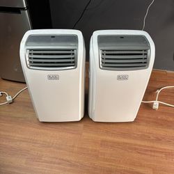 BLACK+DECKER Portable AC Units – 12,000 & 14,000 BTU – Excellent Condition