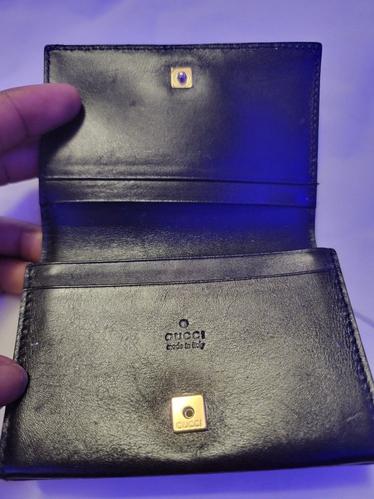Gucci Black Card Holder