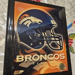 NFL Broncos Plaque 