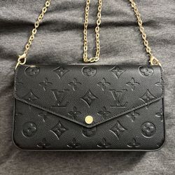 Pochette Félicie Louis Vuitton black bag purse