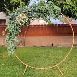 Floral Greenery Wedding Arch