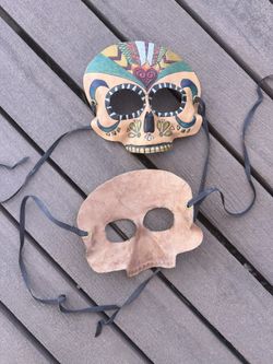 Hand Painted Skull Mask