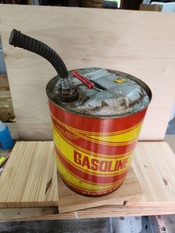 1970's 5 gal gas can
