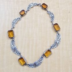 Vintage Necklace Plated