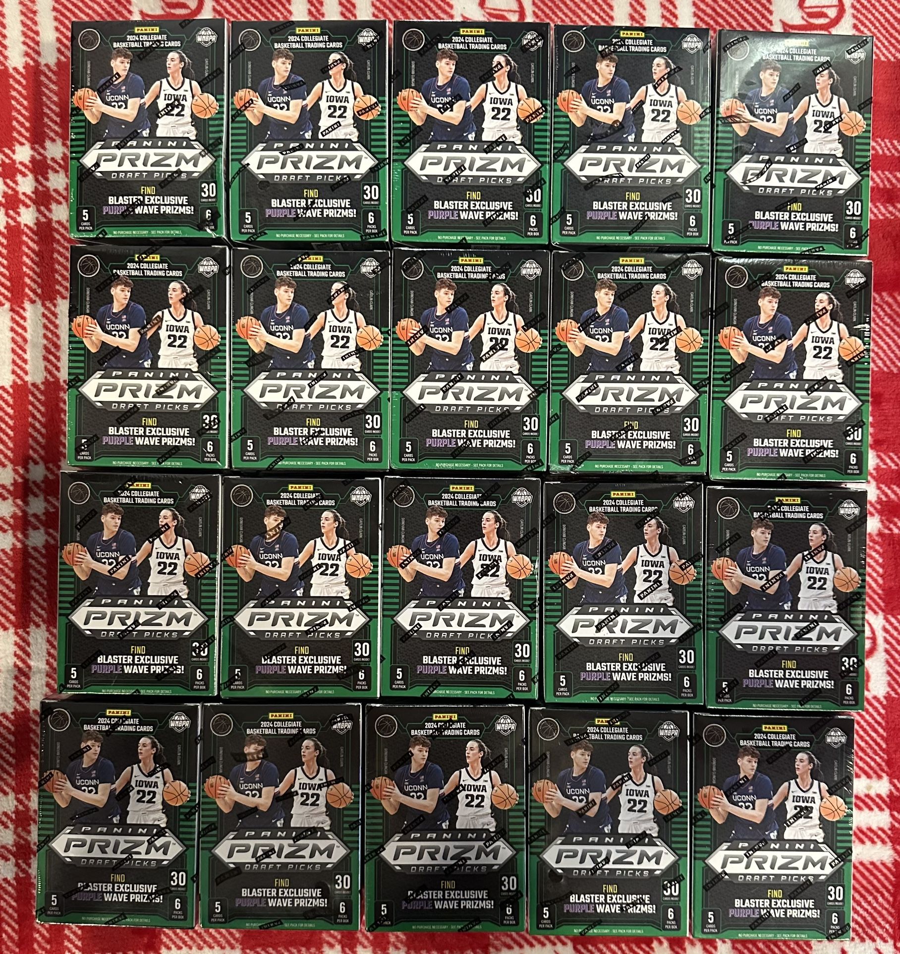 2024 Prizm Draft Picks Basketball Lot Of (x20) Full Case