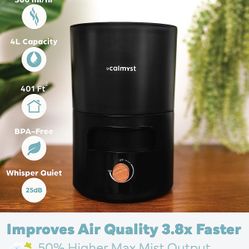 CALMYST Cool mist humidifier  w/ Aroma Diffuser 