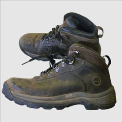 Timberland Flume Mid Cut 18629 Brown Leather Hiking Boots Women Size 7