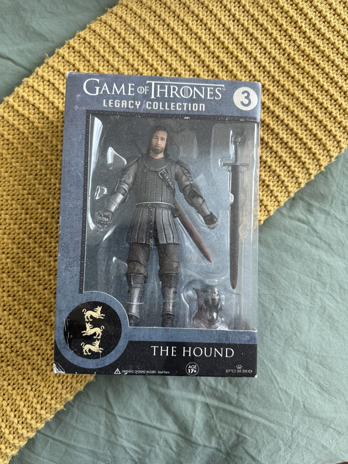 GAME OF THRONES Legacy Collection #3 THE HOUND figure 7"