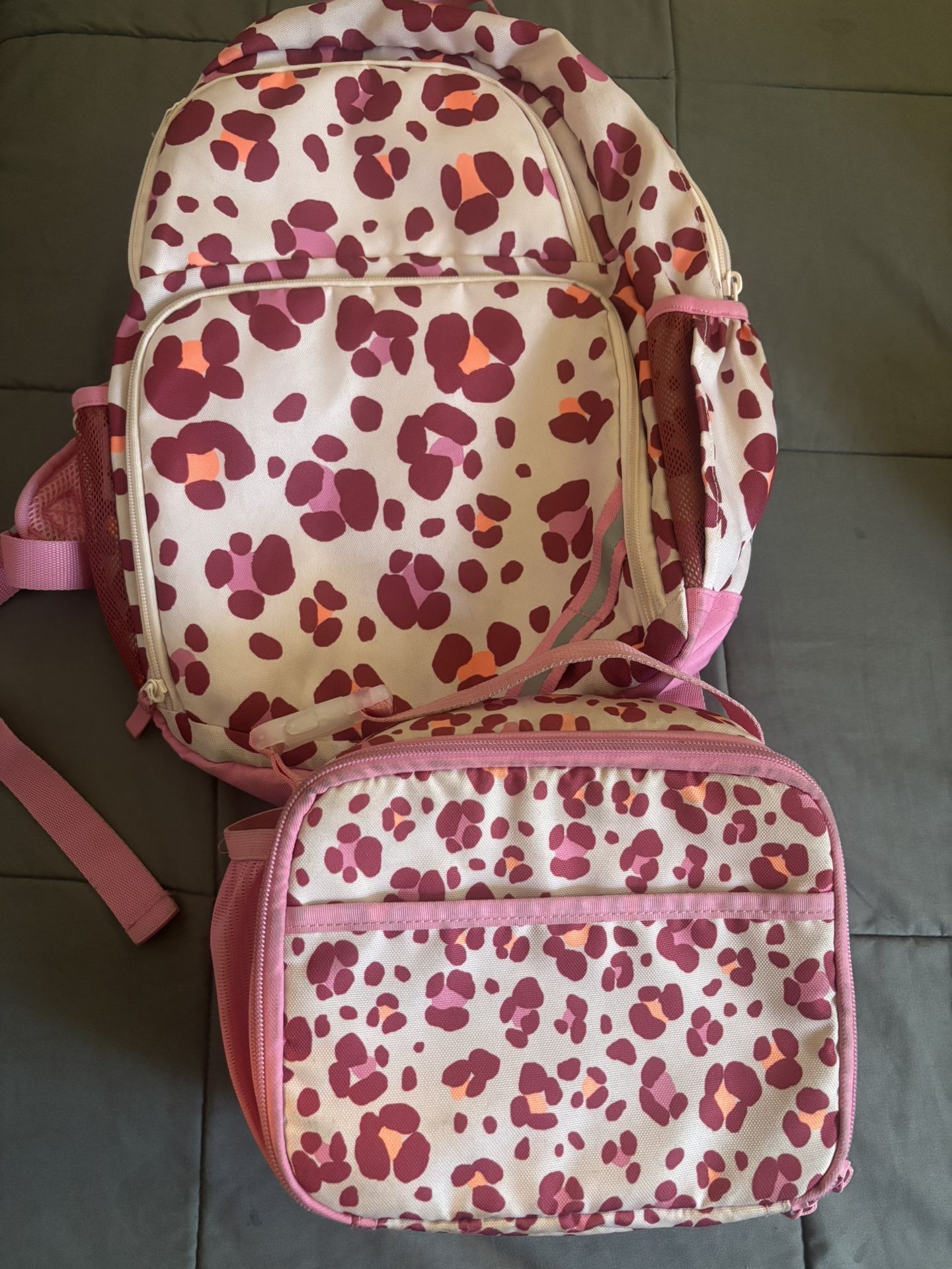 Leopard Pink Backpack