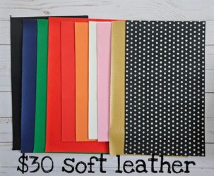 Faux Leather Sheets