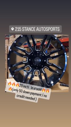  🔥🔥🔥20 inch    in stock!🔥🔥🔥(only 50 down payment / no credit needed ) 