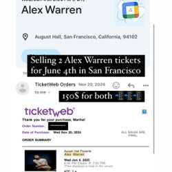 Alex Warren Tickets 
