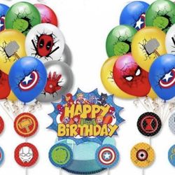Superhero Birthday Party Supplies 