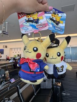 Exclusive Japanese Pikachu Plushie - Tokyo Haneda Pilot or Flight Attendant