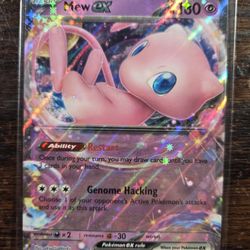 Mew ex 151/165 Pokémon TCG Scarlet & Violet 151 Double Rare Holo NM/M