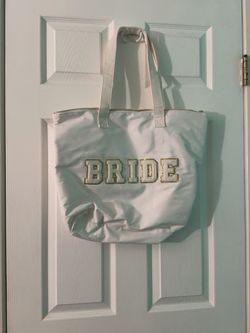 Bride Puffer Tote Bag White Hobby Lobby