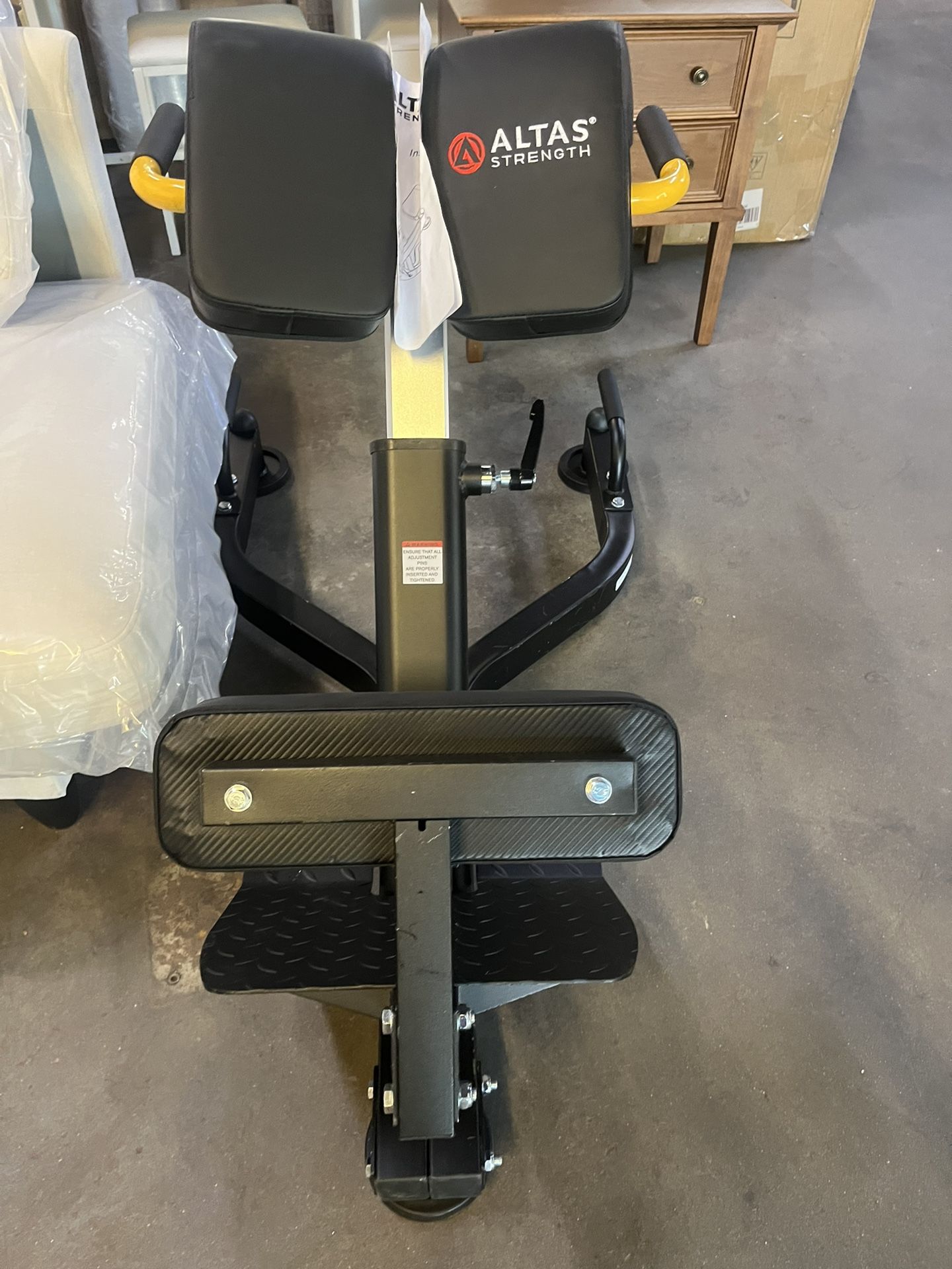 Altas Strength Hyperextension Roman Chair Exercise Equipment Back Extension Machine Weight Bench Sit Up Bench Decline Bench Flat Bench Light Commercia