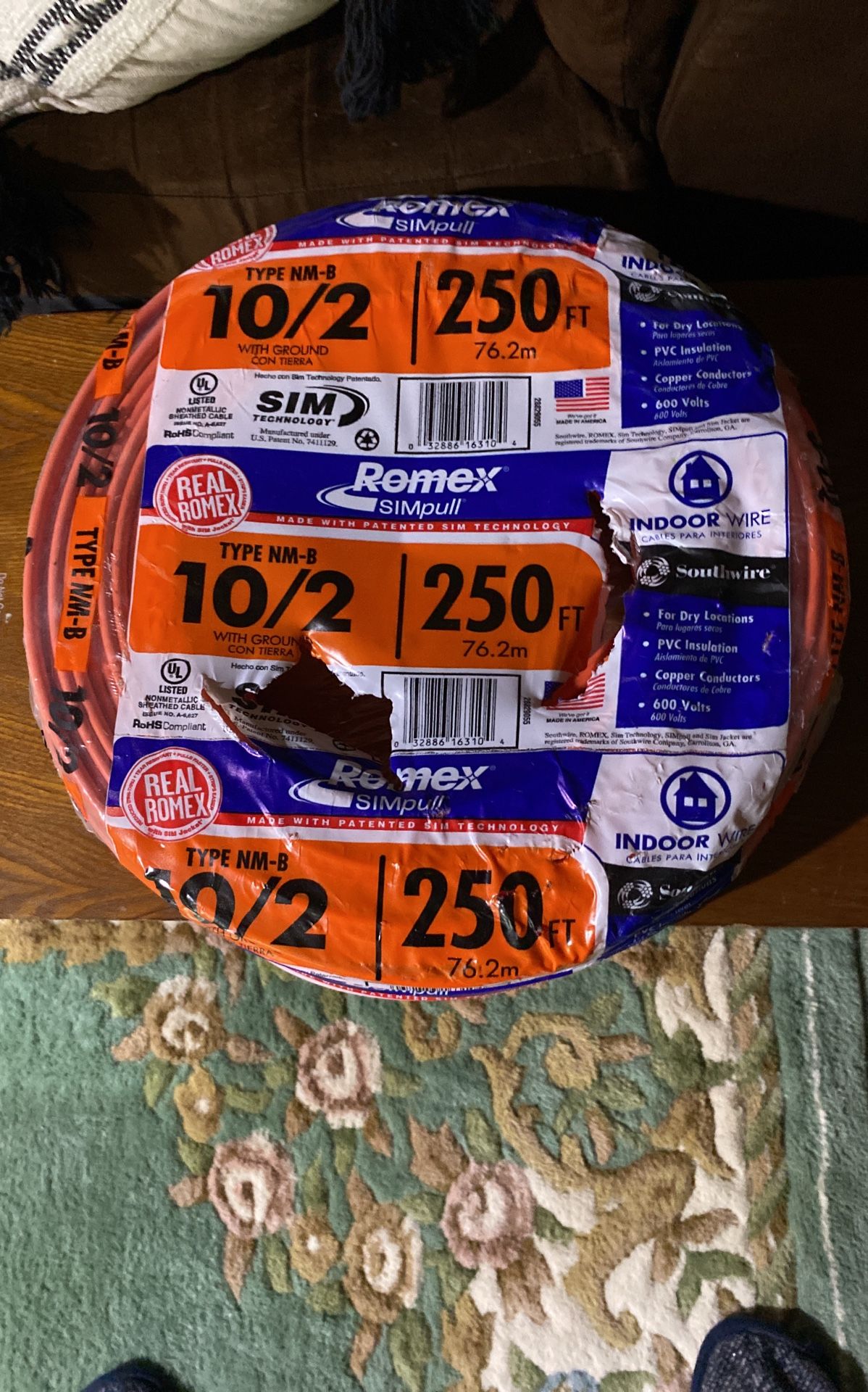 Romex 10/2 250ft