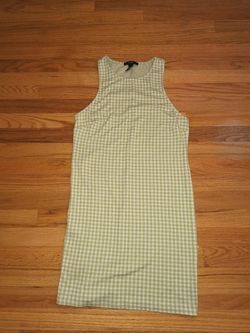 Women's light green dress
