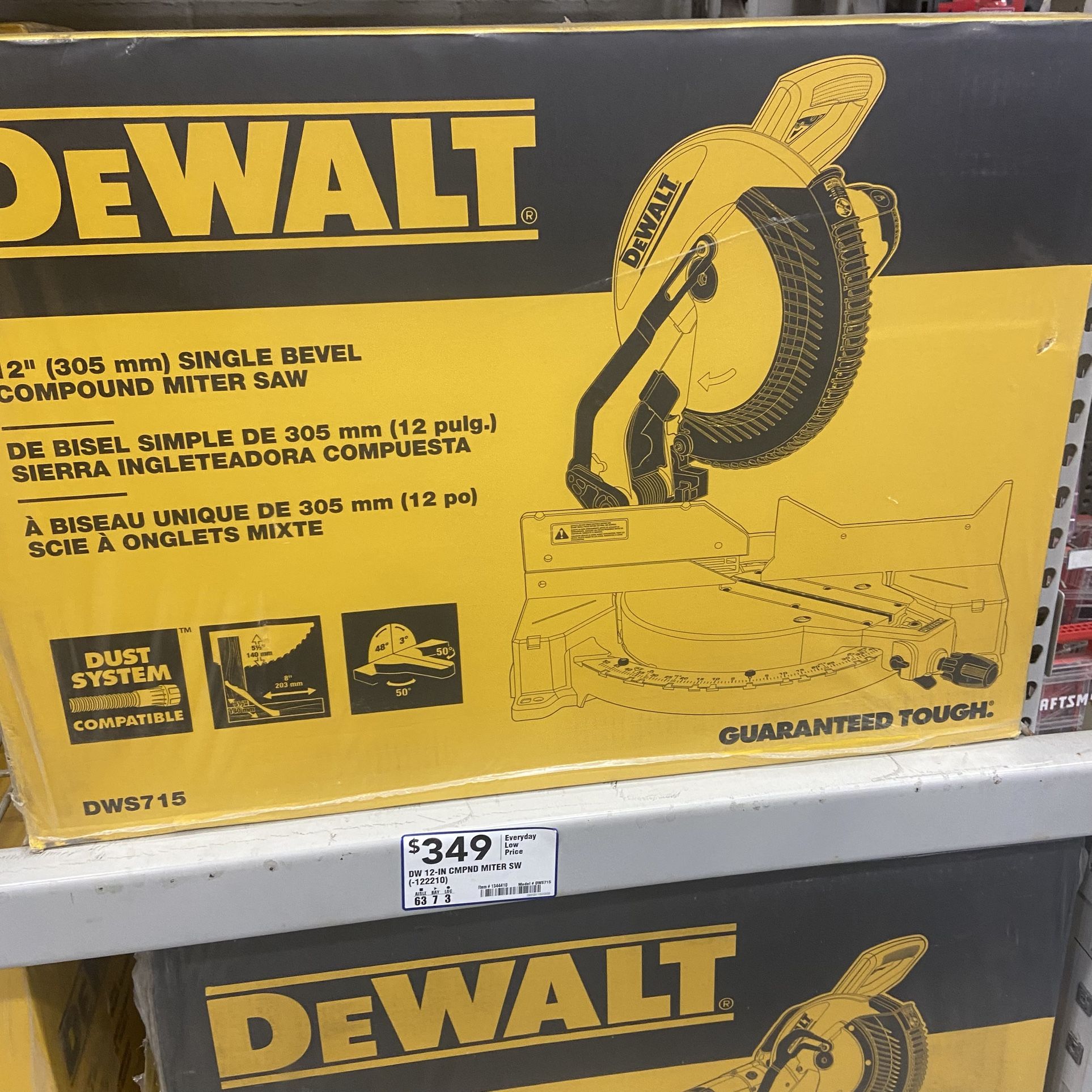 DEWALT 12” Miter Saw