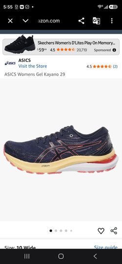 ASICS Gel-Kayano 29 Women's Size 12 Running Casual Sneaker Shoes (1012B272)